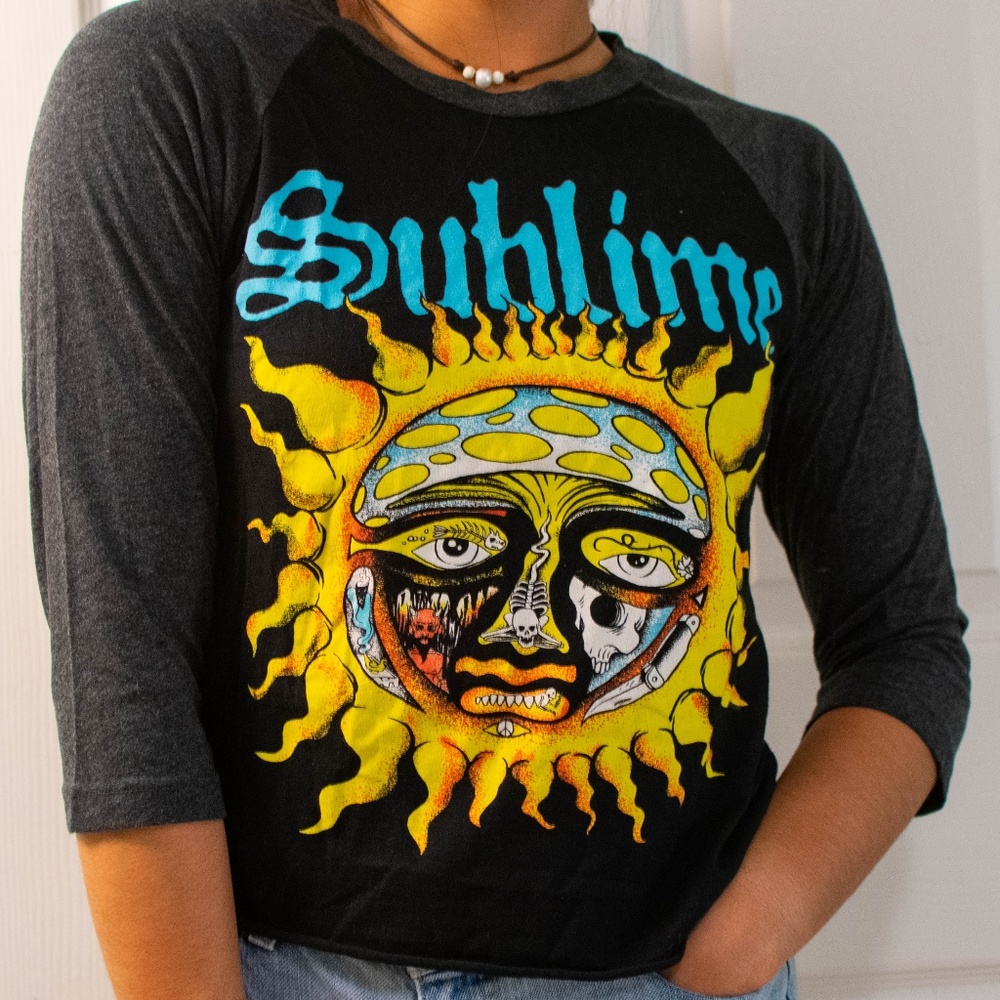 Cropped Sublime Baseball Tee